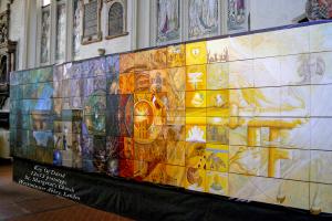 Key Of David Mural A Collaboration Of Artists On Display At Westminster Abbey